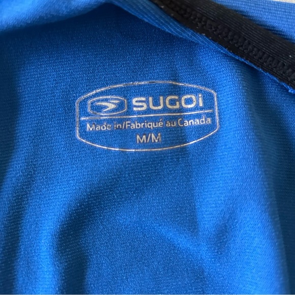 Sugoi Women's Cycling Blue Black Zip Vest Size Medium - Picture 6 of 6